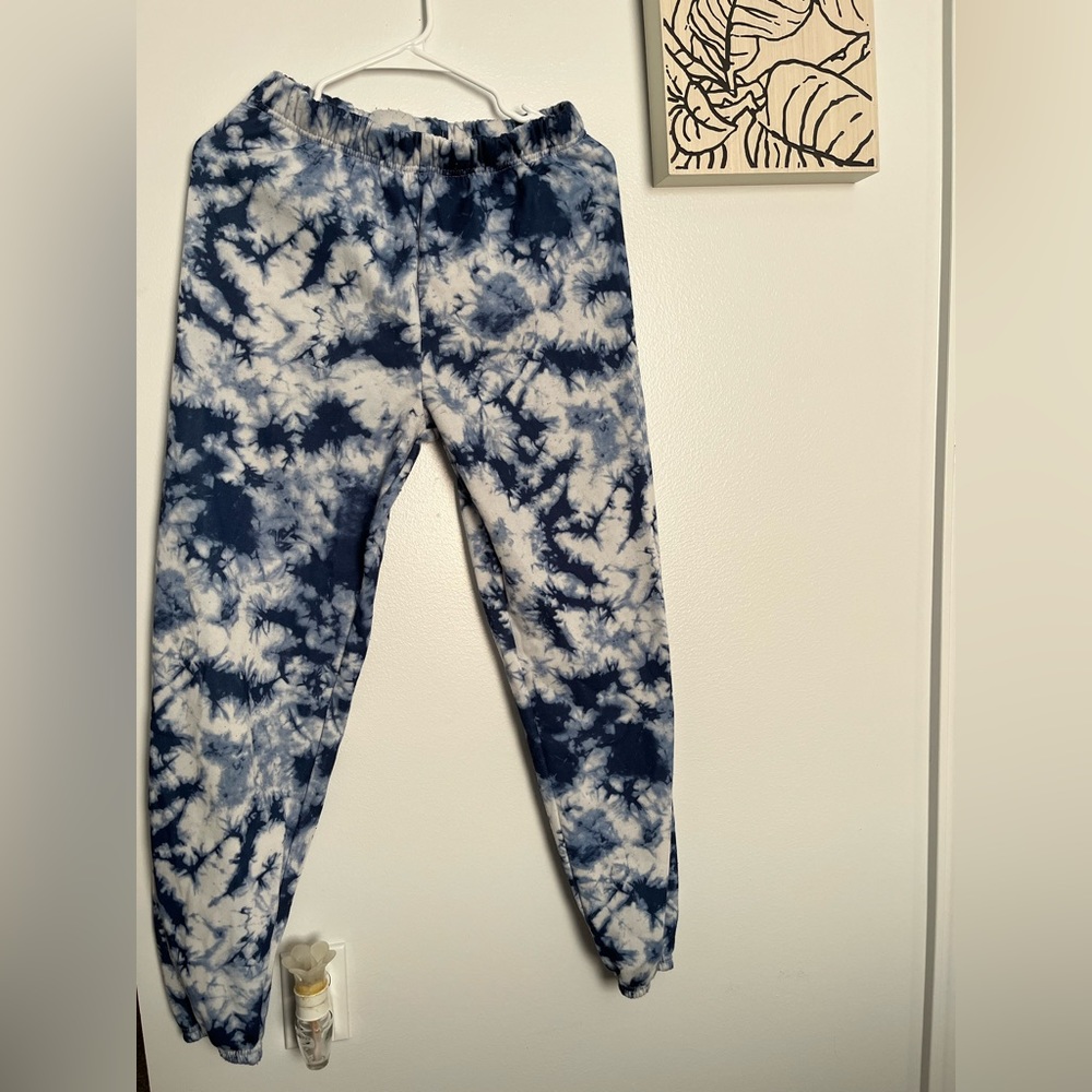 shein blue tie dye sweats!